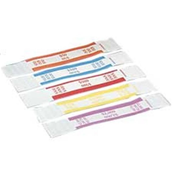Sparco Products Sparco Products SPRBS2000WK Bill Strap- 2000- White-Violet SPRBS2000WK